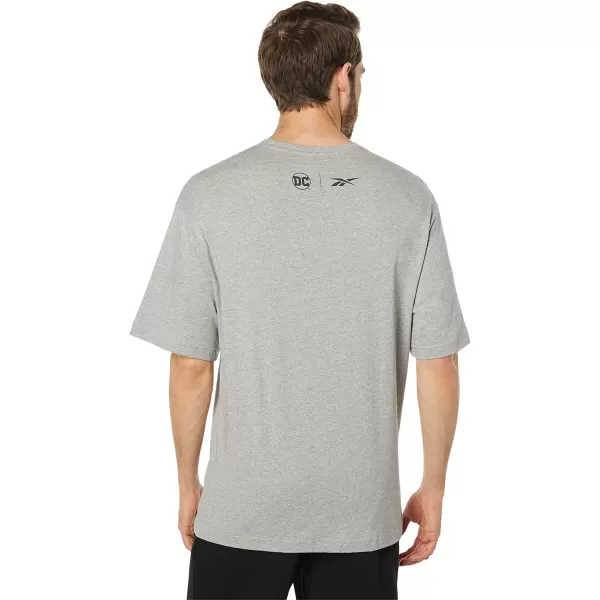 imageReebok Mens Graphic Tee  DC ComicsMedium Grey Heather