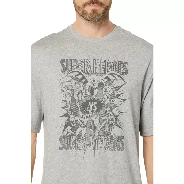 imageReebok Mens Graphic Tee  DC ComicsMedium Grey Heather