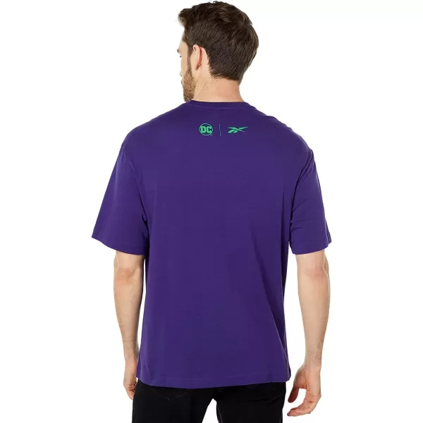 imageReebok Mens Graphic Tee  DC ComicsReebok LogoDark Orchid