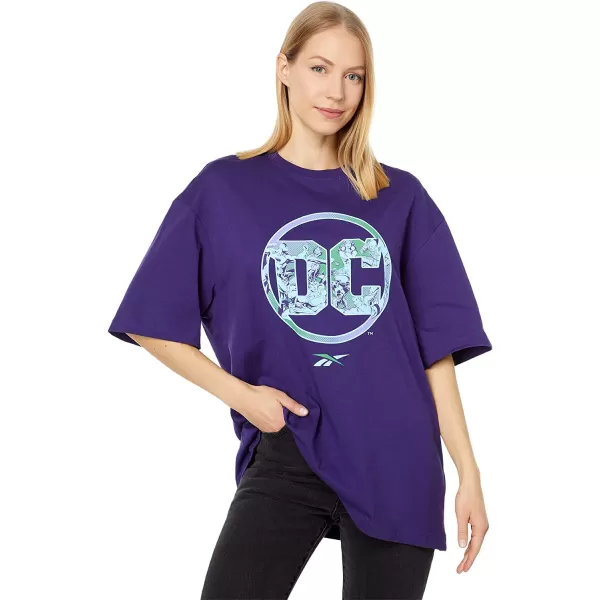 imageReebok Mens Graphic Tee  DC ComicsReebok LogoDark Orchid
