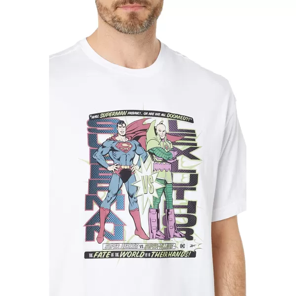 imageReebok Mens Graphic TeeDc ComicsWhite