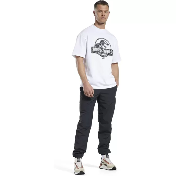 imageReebok Mens Graphic TeeJurassic WorldWhite