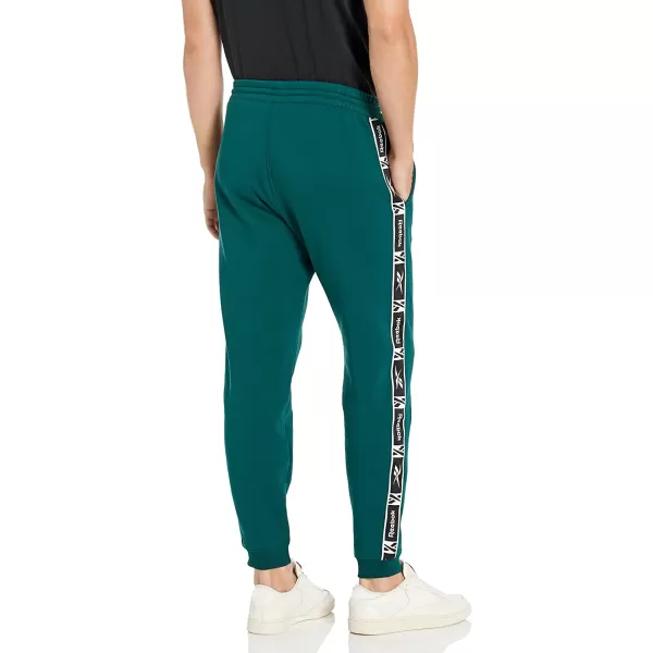 imageReebok Mens Identity JoggersForest GreenWhite Logo Tape