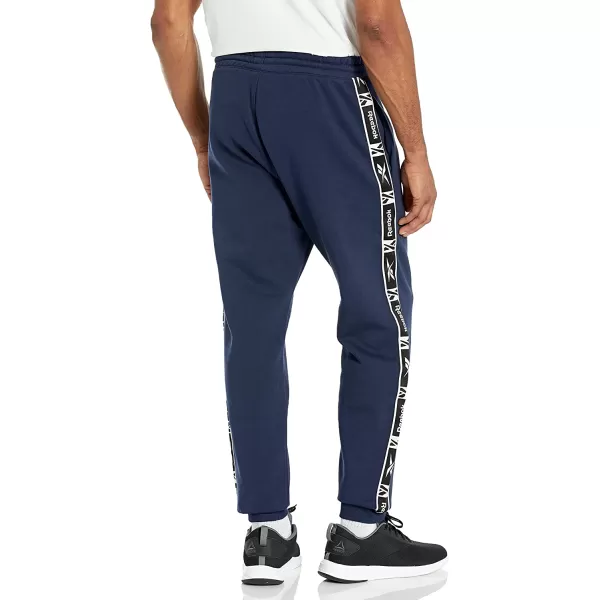 imageReebok Mens Identity JoggersVector NavyWhite Logo Tape