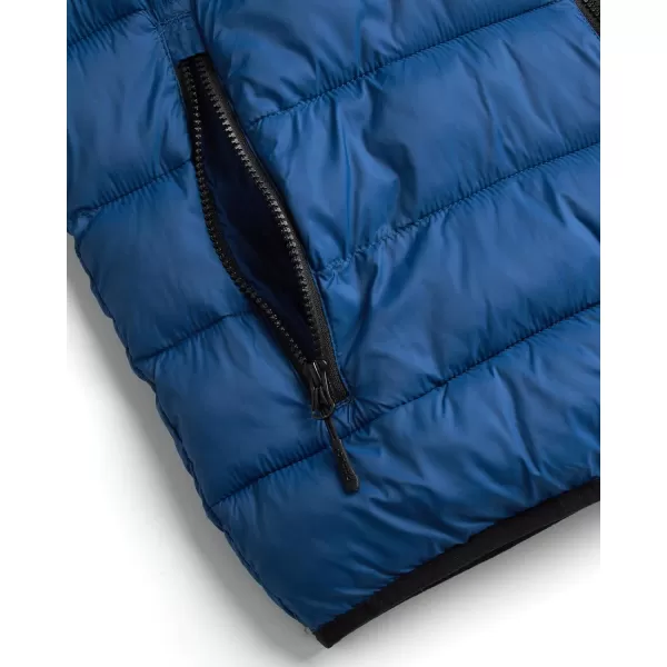 imageReebok Mens Jacket  Packable Quilted Puffer Coat  Weather Resistant Lightweight Outerwear Windbreaker Coat for Men MXXLNorthern Night