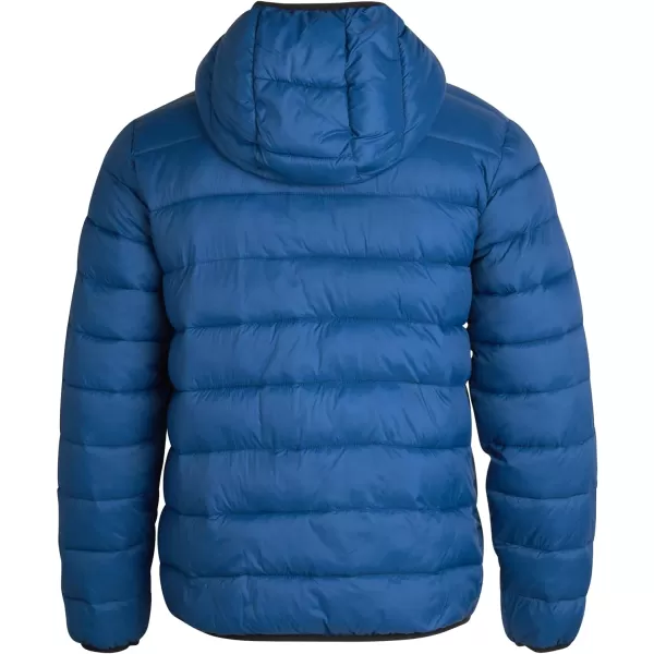 imageReebok Mens Jacket  Packable Quilted Puffer Coat  Weather Resistant Lightweight Outerwear Windbreaker Coat for Men MXXLNorthern Night