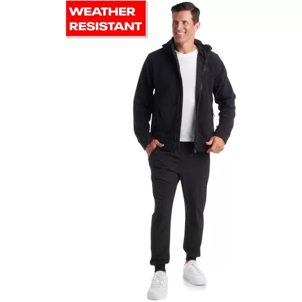 imageReebok Mens Jacket  Polar Fleece Sweatshirt Jacket  Lightweight Coat for Men MXXLBlack