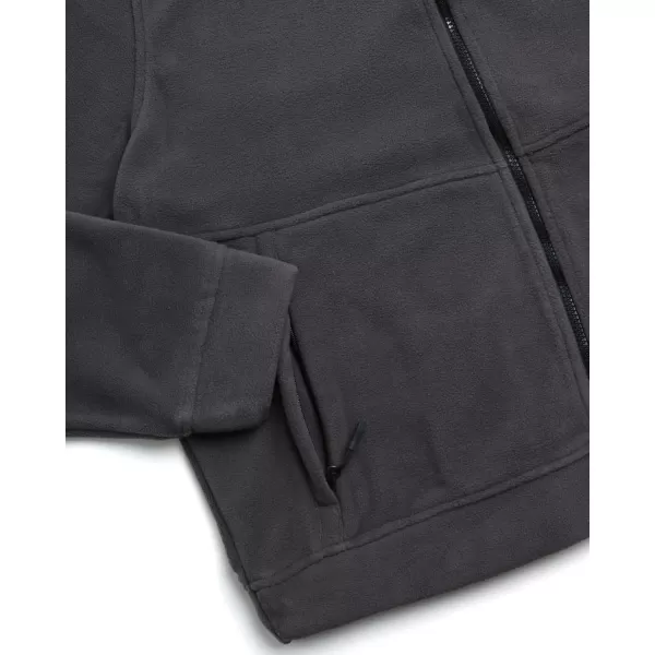 imageReebok Mens Jacket  Polar Fleece Sweatshirt Jacket  Lightweight Coat for Men MXXLCharcoal