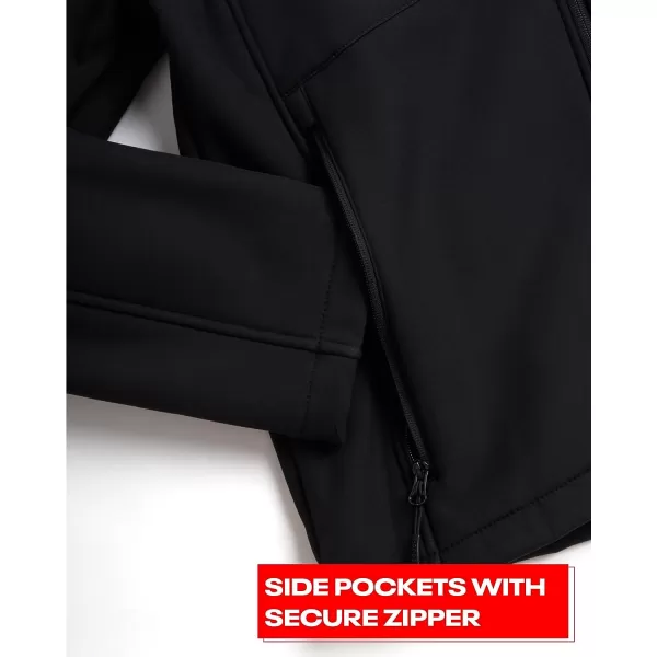 imageReebok Mens Jacket  Weather Resistant Fleece Lined Hooded Coat  Lightweight Outerwear Windbreaker for Men MXXLBlack