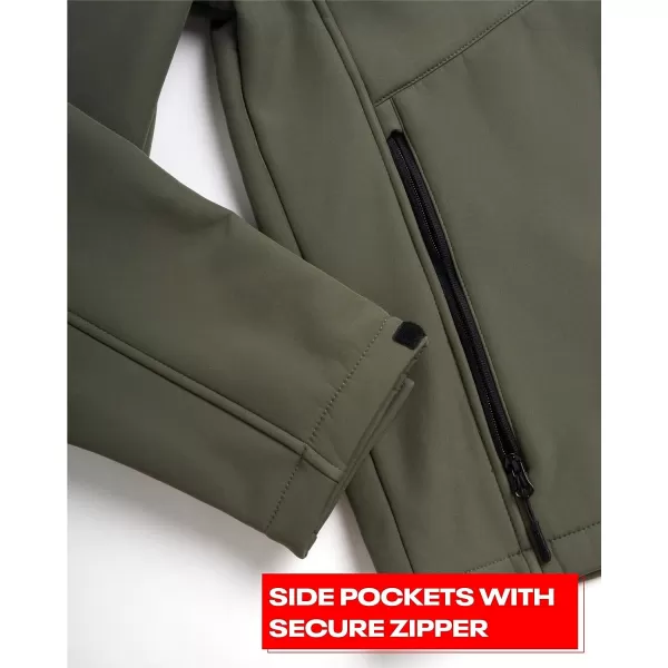 imageReebok Mens Jacket  Weather Resistant Fleece Lined Hooded Coat  Lightweight Outerwear Windbreaker for Men MXXLVarsity Green