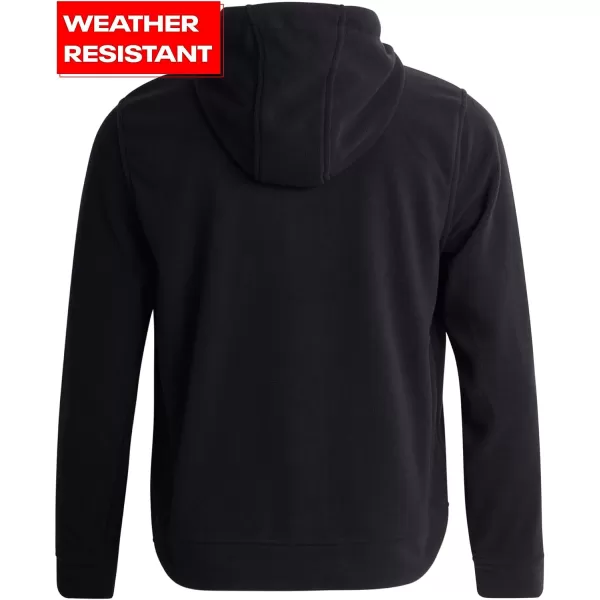 imageReebok Mens Jacket  Weather Resistant Polar Fleece Lined Sweatshirt Jacket  Lightweight Windbreaker Coat for Men MXXLBlack