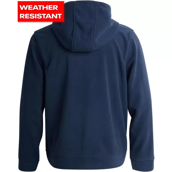 imageReebok Mens Jacket  Weather Resistant Polar Fleece Lined Sweatshirt Jacket  Lightweight Windbreaker Coat for Men MXXLVector Navy