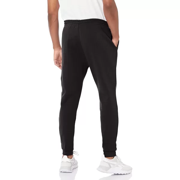 imageReebok Mens Joggers in Black and Vector Red with Vector Logo