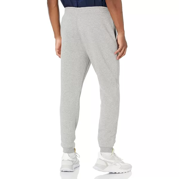imageReebok Mens Joggers in Medium Heather Grey with Small Logo in Black
