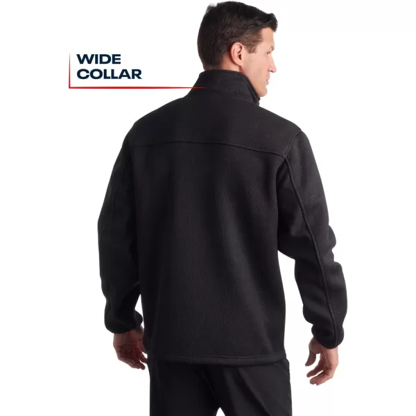 imageReebok Mens Lightweight Fleece Jacket  Full Zip Up Active Fleece Jacket for Men  Performance Jacket for Men MXXLBlack HeatherBlack
