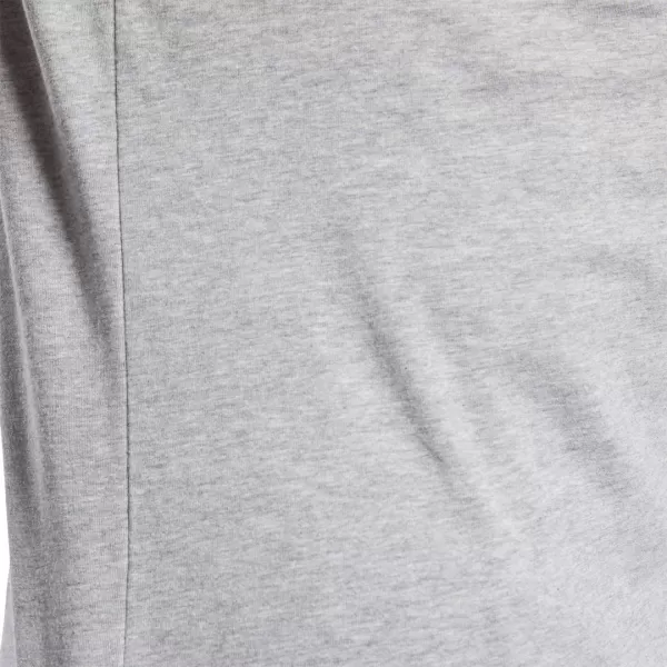 imageReebok Mens Linear Logo TShirtMedium Grey Heather