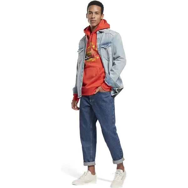 imageReebok Mens Looney Tunes Graphic Hoodie Dynamic Red