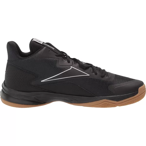 imageReebok Mens More Buckets Basketball ShoeBlackSilver MetallicWhite