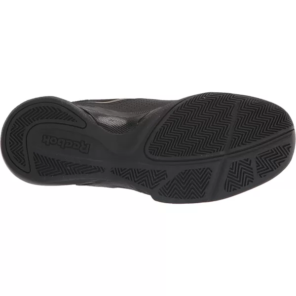 imageReebok Mens More Buckets Basketball ShoeBlackWhiteBrass