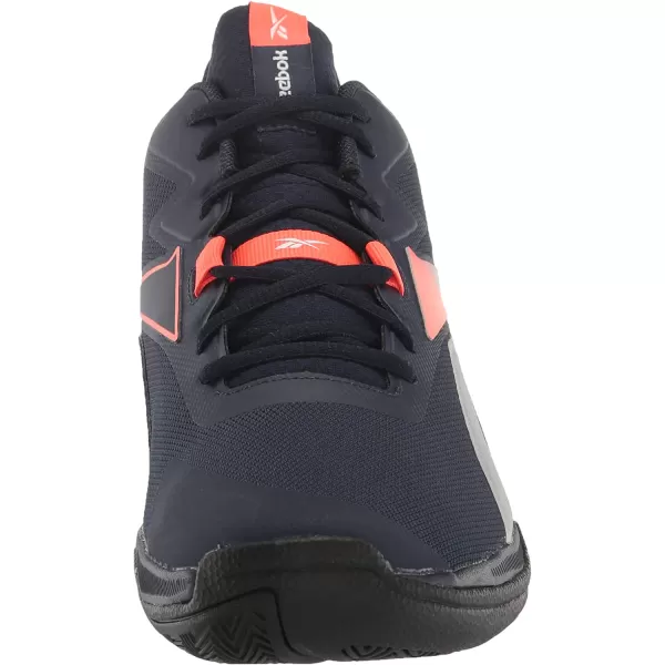imageReebok Mens More Buckets Basketball ShoeVector NavyOrange FlareVector Blue