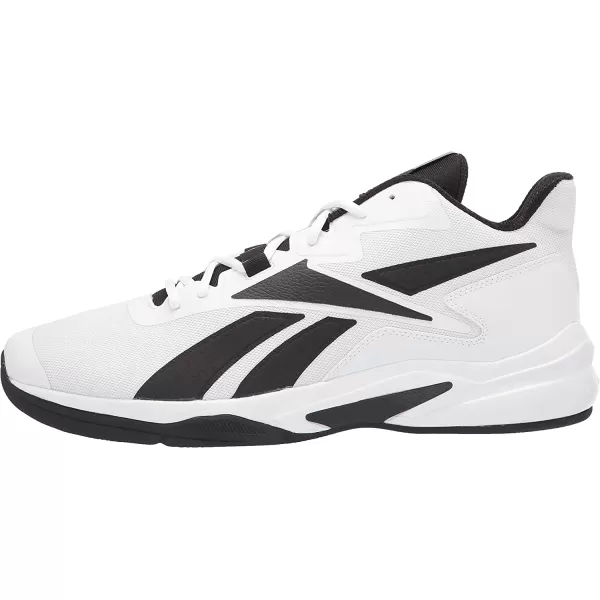 imageReebok Mens More Buckets Basketball ShoeWhiteAlways BlueSilver Metallic