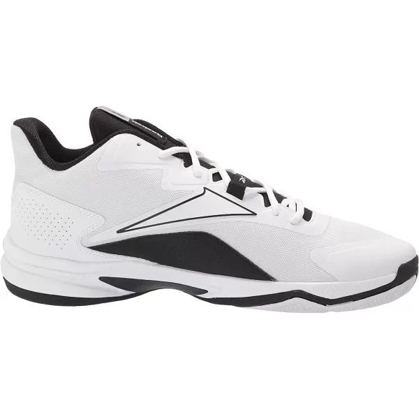 imageReebok Mens More Buckets Basketball ShoeWhiteAlways BlueSilver Metallic