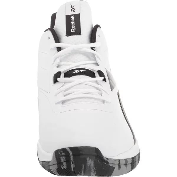 imageReebok Mens More Buckets Basketball ShoeWhiteBlackCold Grey