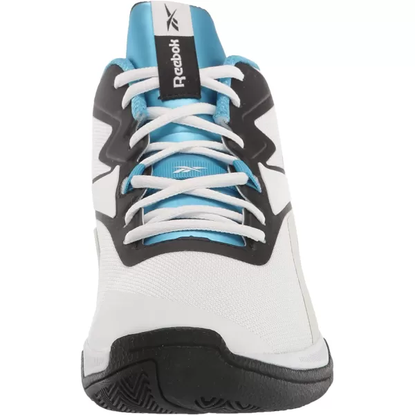imageReebok Mens More Buckets Basketball ShoeWhiteBlackEnergy Blue
