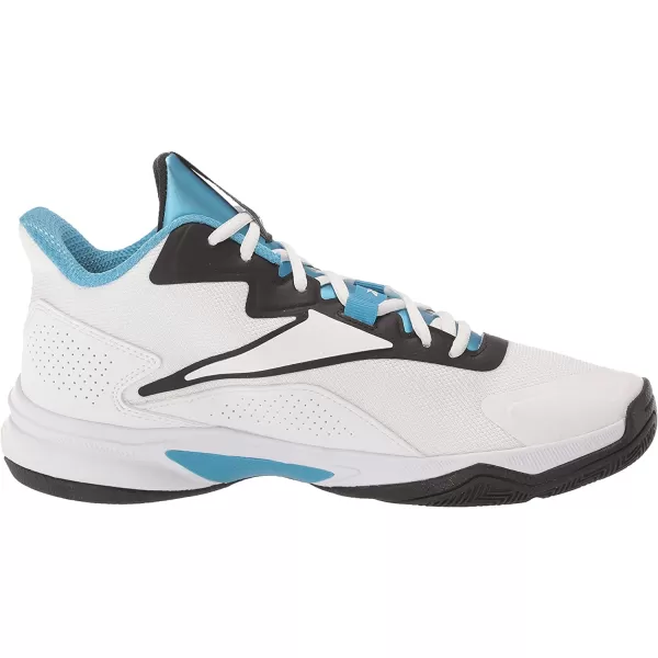 imageReebok Mens More Buckets Basketball ShoeWhiteBlackEnergy Blue