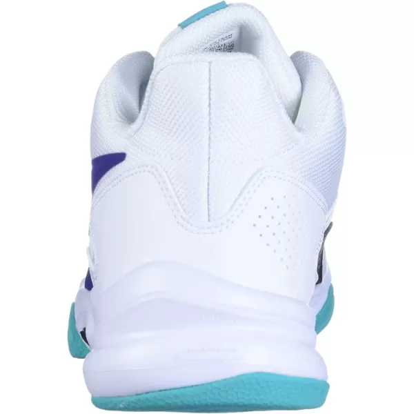 imageReebok Mens More Buckets Basketball ShoeWhiteClassic TealBold Purple