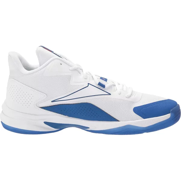 imageReebok Mens More Buckets Basketball ShoeWhiteVector BlueVector Red