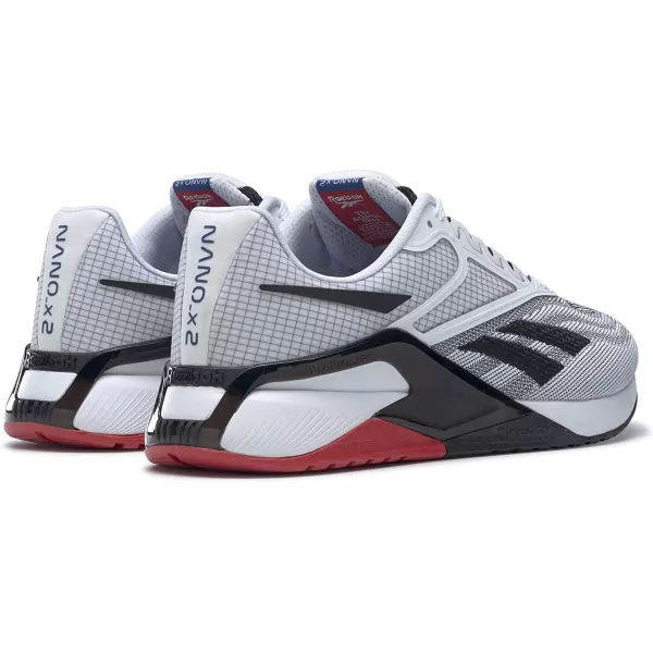 imageReebok Mens Nano X2 Cross Trainer WhiteBlackVector Red 10