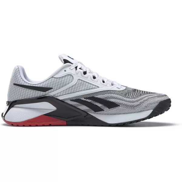 imageReebok Mens Nano X2 Cross Trainer WhiteBlackVector Red 10