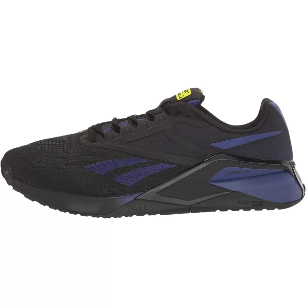 imageReebok Mens Nano X2 Cross TrainerBlackBold PurpleChalk