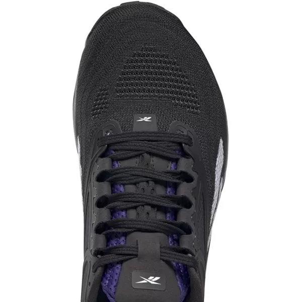 imageReebok Mens Nano X2 Cross TrainerCore BlackBold PurpleFtwr White