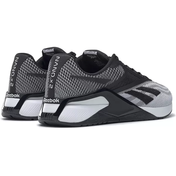 imageReebok Mens Nano X2 Cross TrainerCore BlackFtwr WhitePure Grey 7