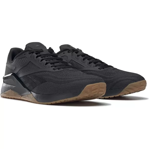 imageReebok Mens Nano X2 Cross TrainerCore BlackPure Grey 8Reebok Rubber Gum03