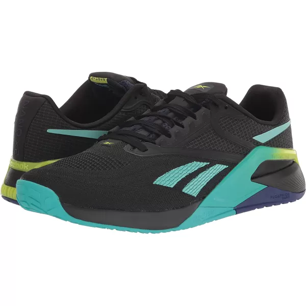 imageReebok Mens Nano X2 Cross TrainerCore BlackSemi Classic Teal