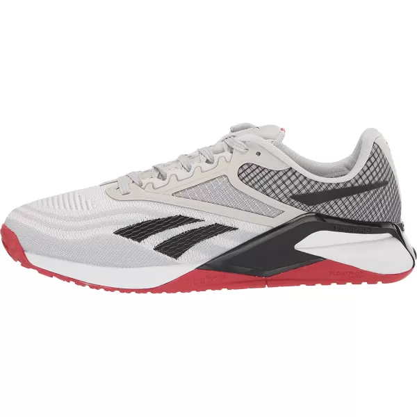 imageReebok Mens Nano X2 Cross TrainerFtwr WhitePure Grey 2Vector Red