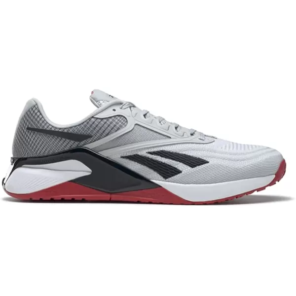 imageReebok Mens Nano X2 Cross TrainerFtwr WhitePure Grey 2Vector Red