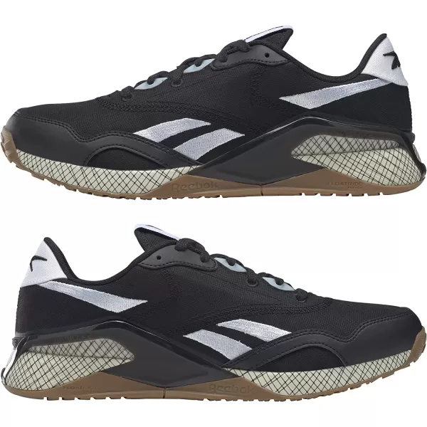 imageReebok Mens Nano X2 Cross TrainerReegrowBlackAlabaster White