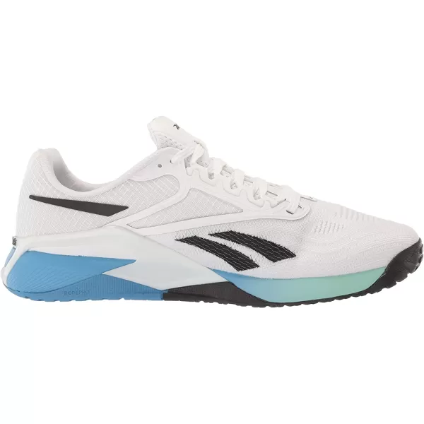 imageReebok Mens Nano X2 Cross TrainerWhiteEssential BlueHint Mint