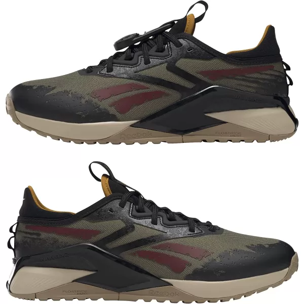 imageReebok Mens Nano X2 Tr Adventure Cross TrainerJurassic WorldModern OliveWild Khaki