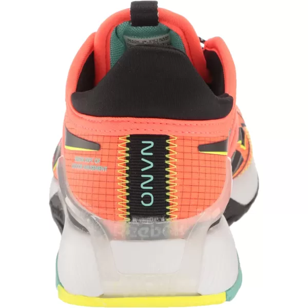 imageReebok Mens Nano X2 Tr Adventure Cross TrainerOrange FlareBlackSolar Acid Yellow