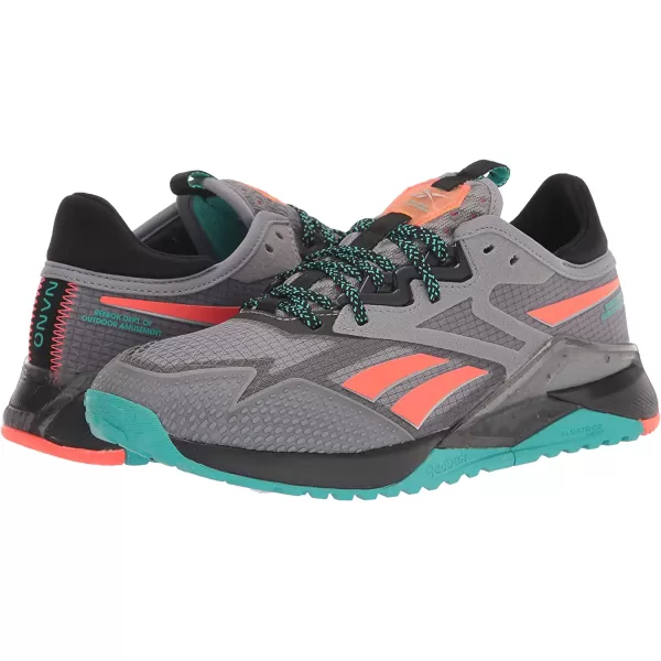 imageReebok Mens Nano X2 Tr Adventure Cross TrainerPure GreyBlackClassic Teal