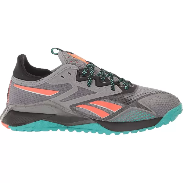 imageReebok Mens Nano X2 Tr Adventure Cross TrainerPure GreyBlackClassic Teal
