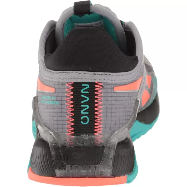 imageReebok Mens Nano X2 Tr Adventure Cross TrainerPure GreyBlackClassic Teal