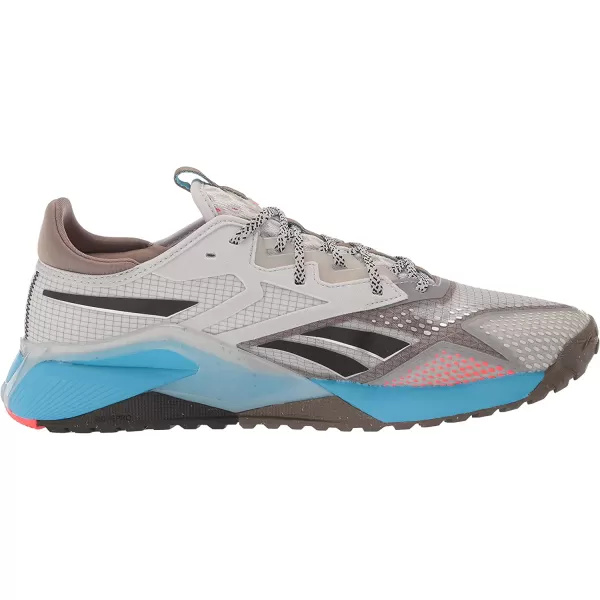 imageReebok Mens Nano X2 Tr Adventure Cross TrainerPure GreyTrek GreyRadiant Aqua