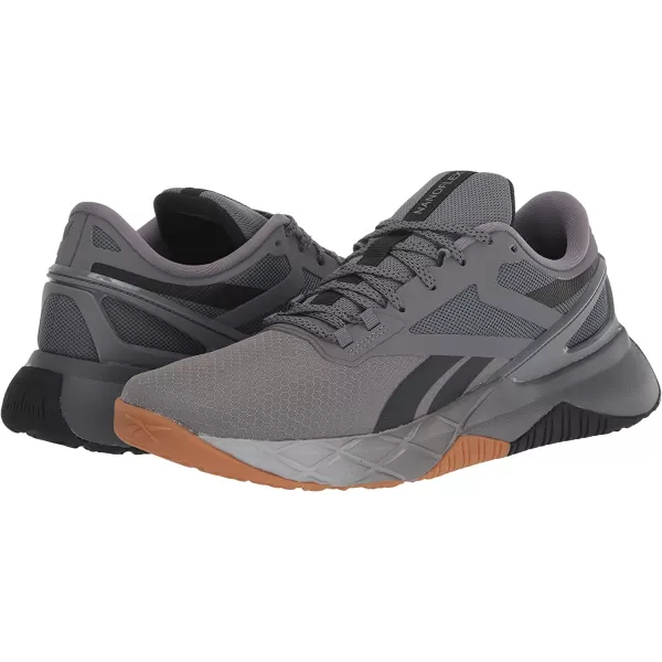 imageReebok Mens Nanoflex Cross Trainer Pure GreyBlack 11Reebok Mens Nanoflex Cross Trainer Pure GreyBlack 11