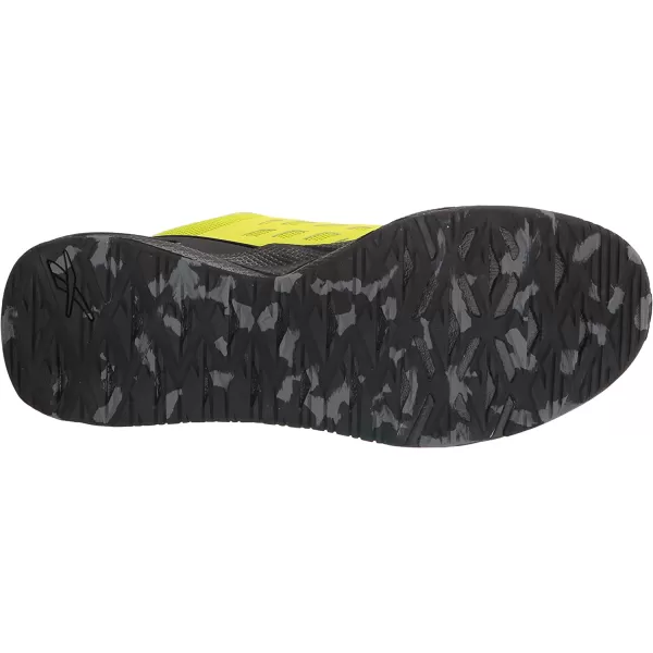 imageReebok Mens Nanoflex Cross TrainerAcid YellowPure Grey 6Core Black